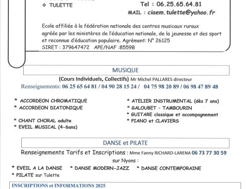Reprise des activités du CIAEM