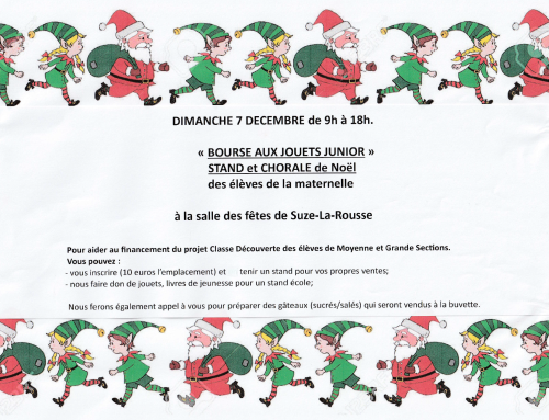 Dimanche 7 décembre – Bourse aux jouets
