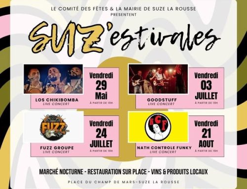 Vendredi 29 mai – début de la saison SUZE ESTIVALES 2026