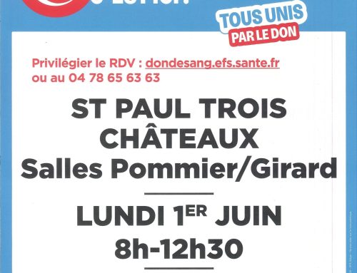 Lundi 1er juin – DON DU SANG