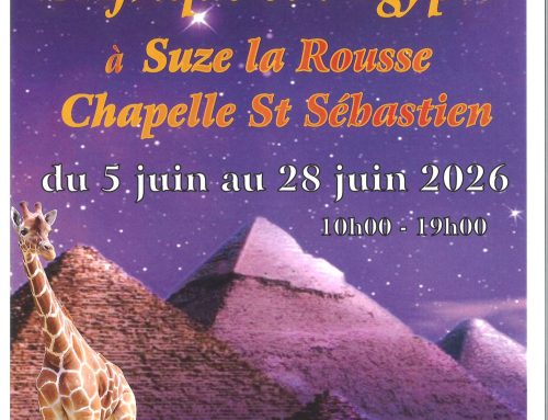 Vendredi 5 juin – dimanche 28 juin – Exposition Afrique Egypte à la chapelle St Sébastien