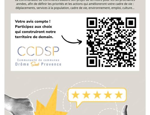 Jusqu&rsquo;au 17 juillet – Enquête de la Communauté de Communes