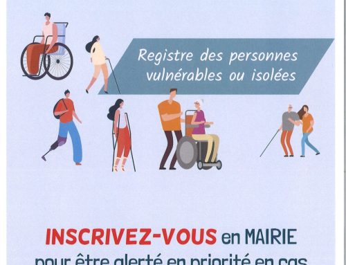 REGISTRE DES PERSONNES VULNERABLES