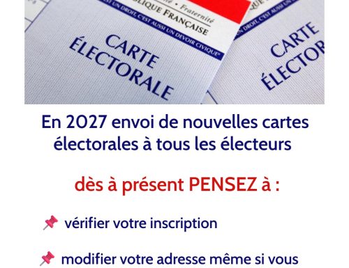Nouvelles cartes électorales en 2027