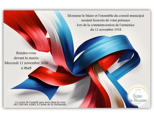 Mercredi 11 novembre – Commémoration