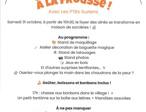 Samedi 31 octobre – Fêtez Halloween !!