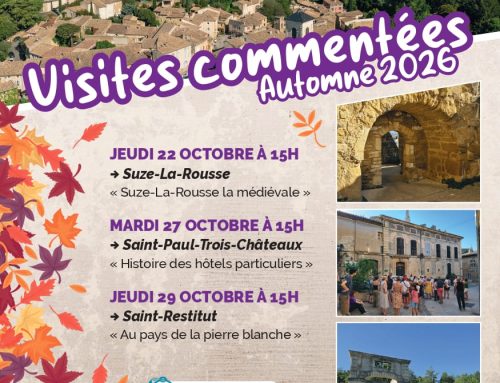 Visites commentées – 22, 27 et 29 octobre